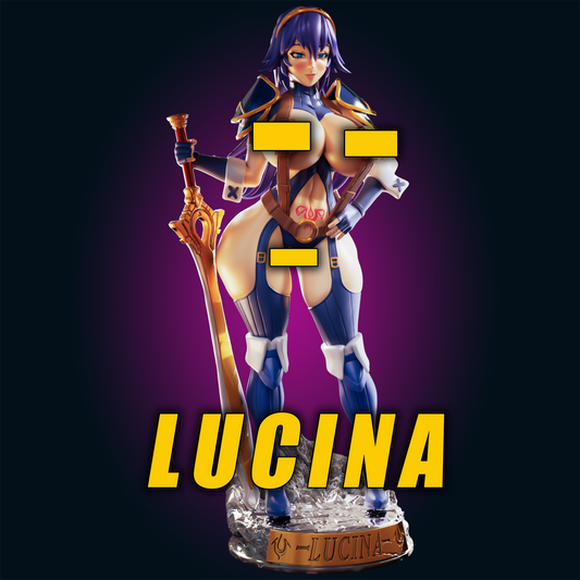 Lucina Fire Emblem from Officer Rhu Fan creation (FUTA editions are now available for all ADULT figures) Model Kit for painting and collecting.