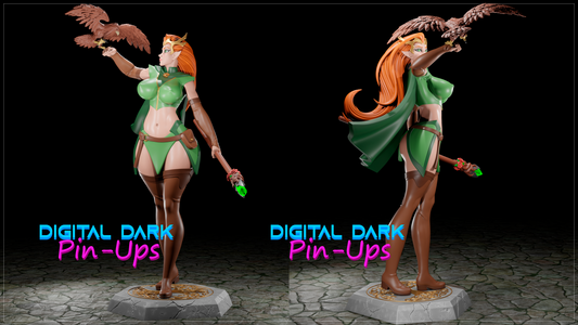 Keyleth - Vox Machina - Female FUTA editions are now available for all ADULT figures. Figurine for collecting, painting and showing off! Digital Dark Pinup JUNE 2023 RELEASE