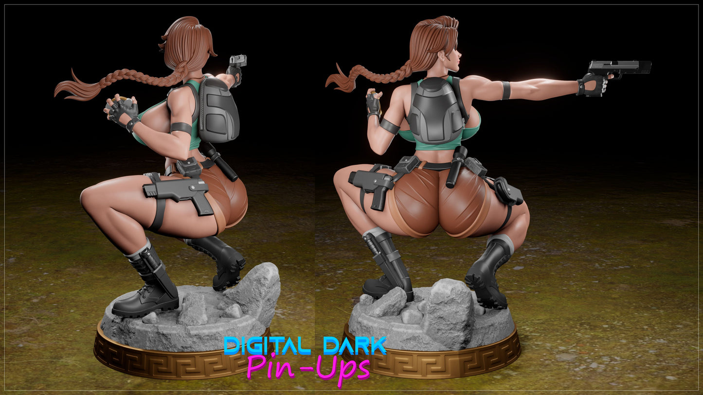 The Tomb Raider : Lara Croft - (ADULT) FUTA editions are now available for all ADULT figures and kits. | - Fan Created Art and Sculpture - Female Adult Figurine for collecting, painting and showing off! Digital Dark Pinup March 2024 RELEASE