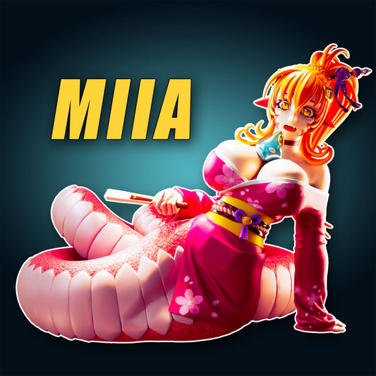 Miia Monster Snake Girl from Officer Rhu Fan creation (FUTA editions are now available for all ADULT figures) Model Kit for painting and collecting.