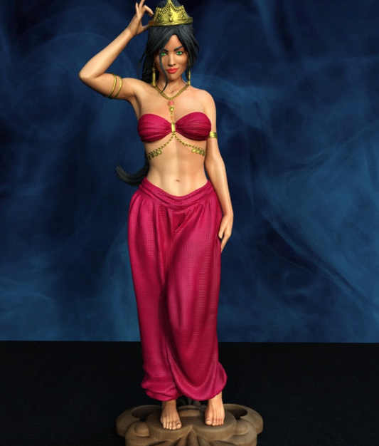 Jasmine Pin-up style Figurine Model Kit for collecting, building and painting for Adults