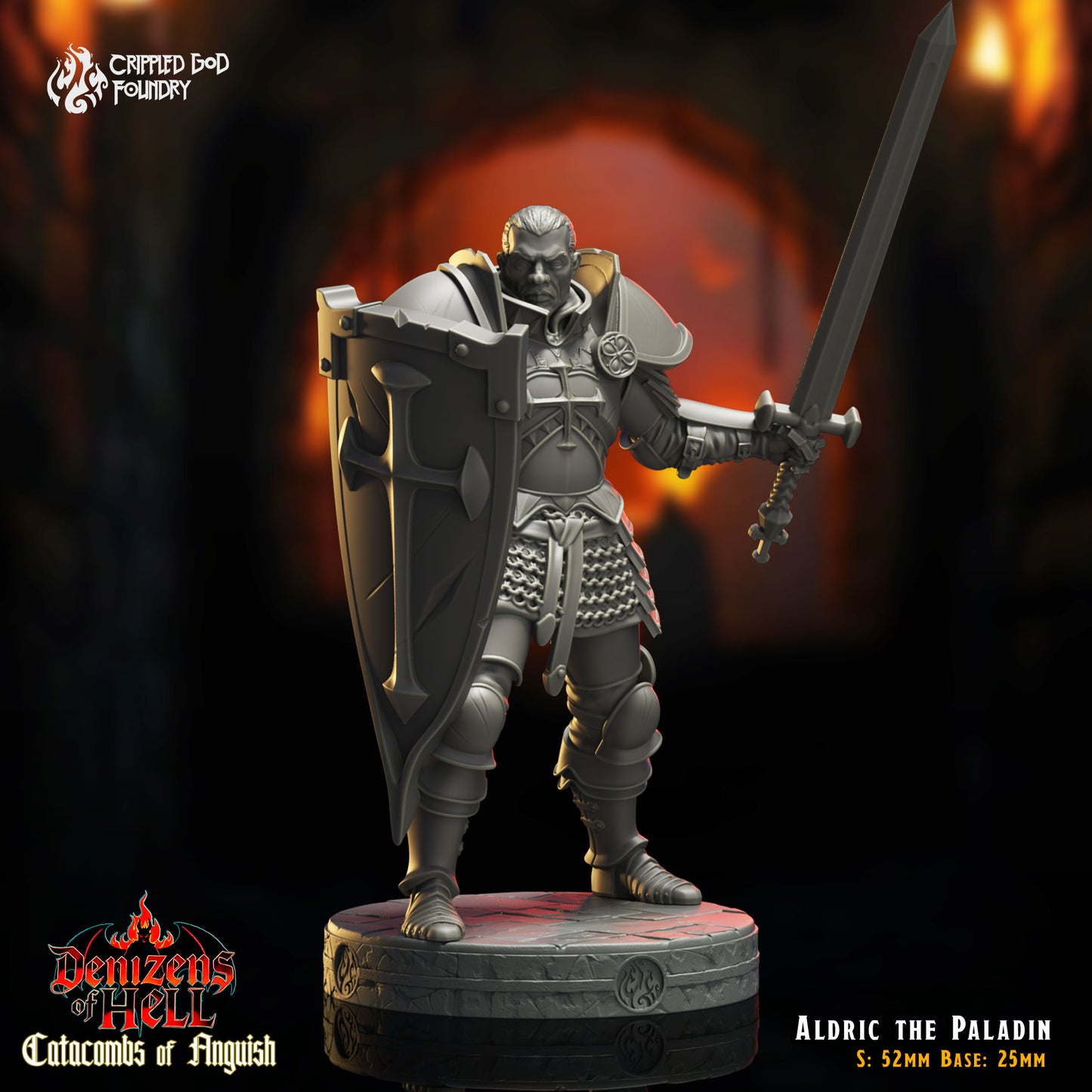 Denizens of Hell (Diablo Tribute TTRPG) - from Crippled God Foundry - Table-top gaming mini and collectable for painting.