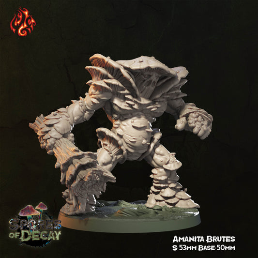 Spores of Decay - Amanita Brutes -  from Crippled God Foundry - Table-top gaming mini and collectable for painting.