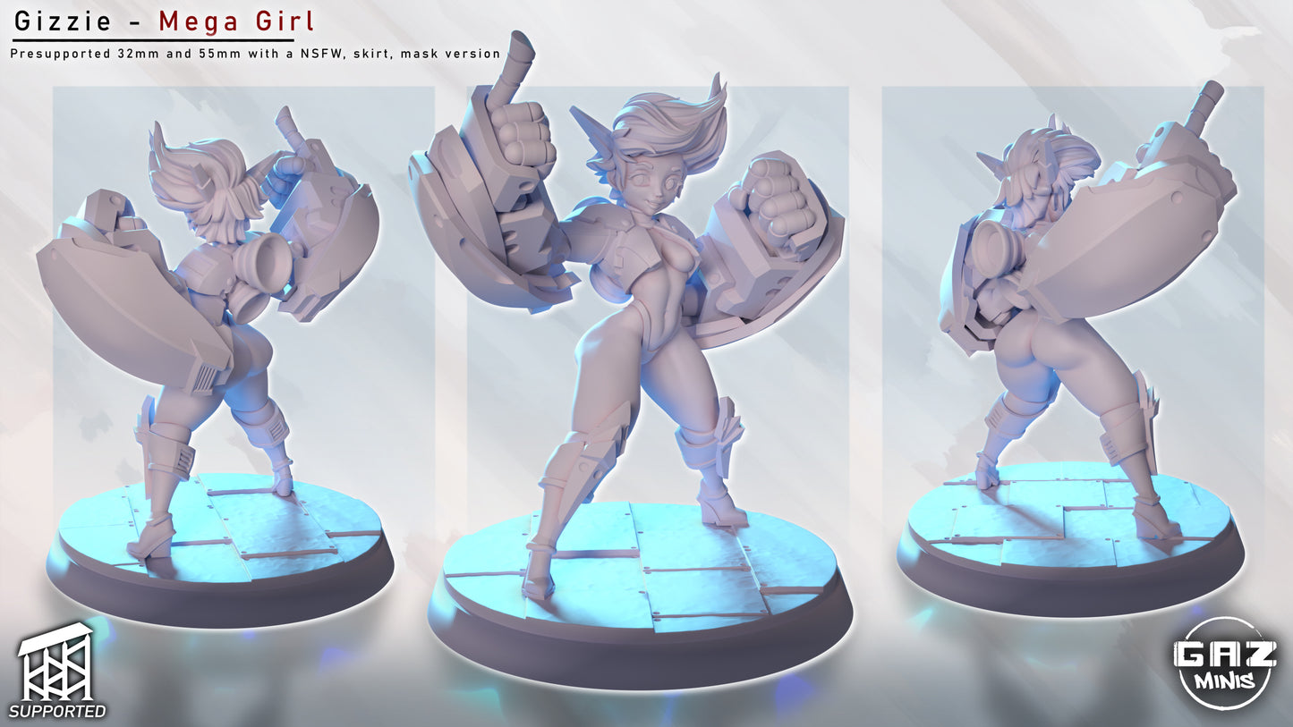 Mega Girl - Fan art from GAZ Minis 2025