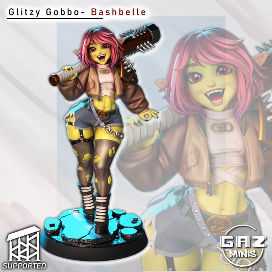 Glitzy Gibi Bashbelle - Fan art from GAZ Minis 2025