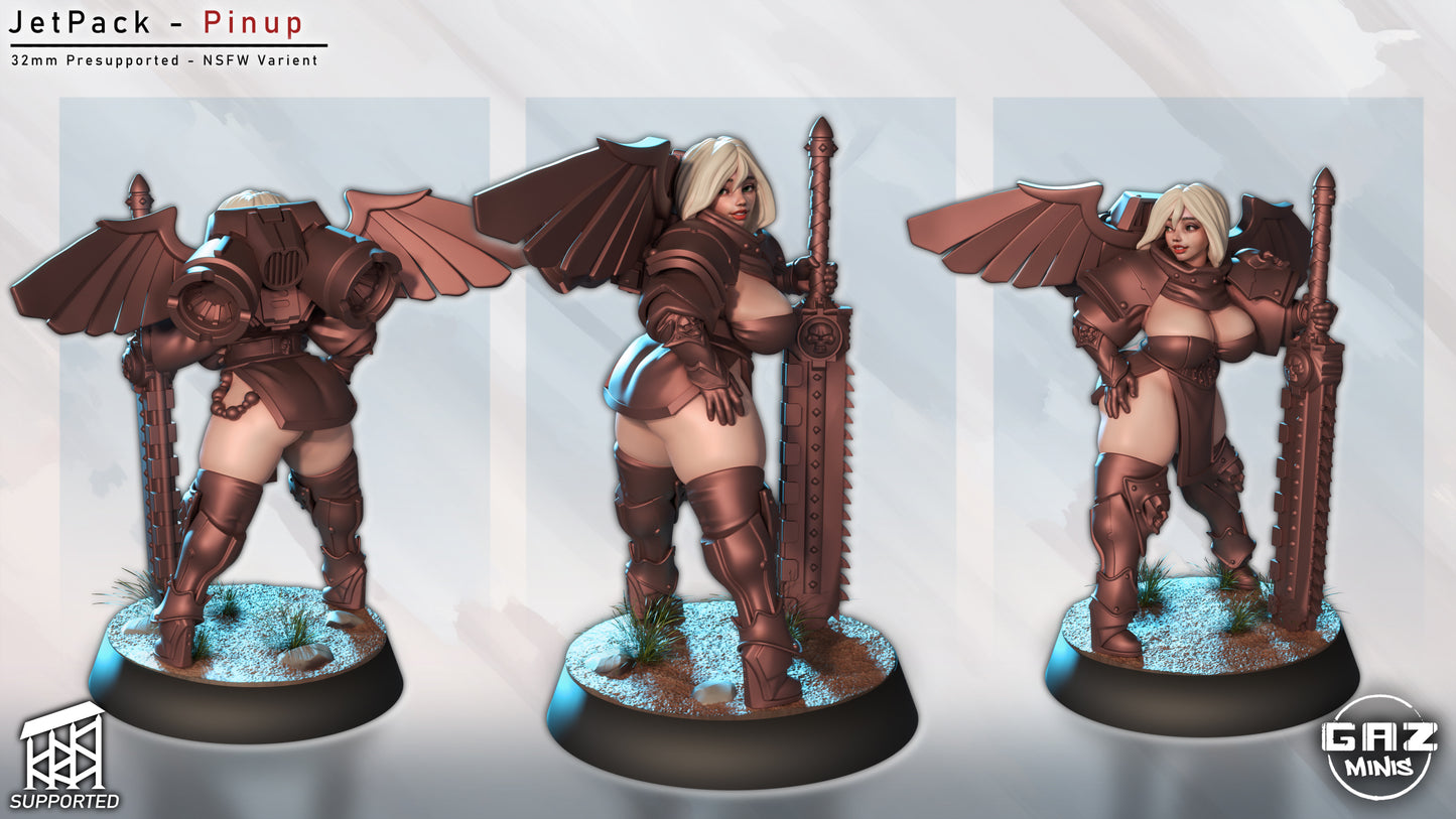 Jet Pack Pin-up - Fan art from GAZ Minis 2025