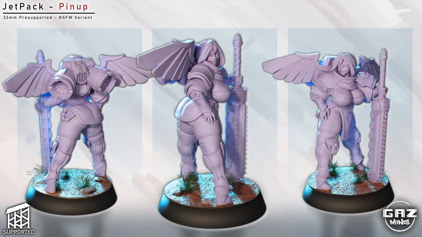 Jet Pack Pin-up - Fan art from GAZ Minis 2025