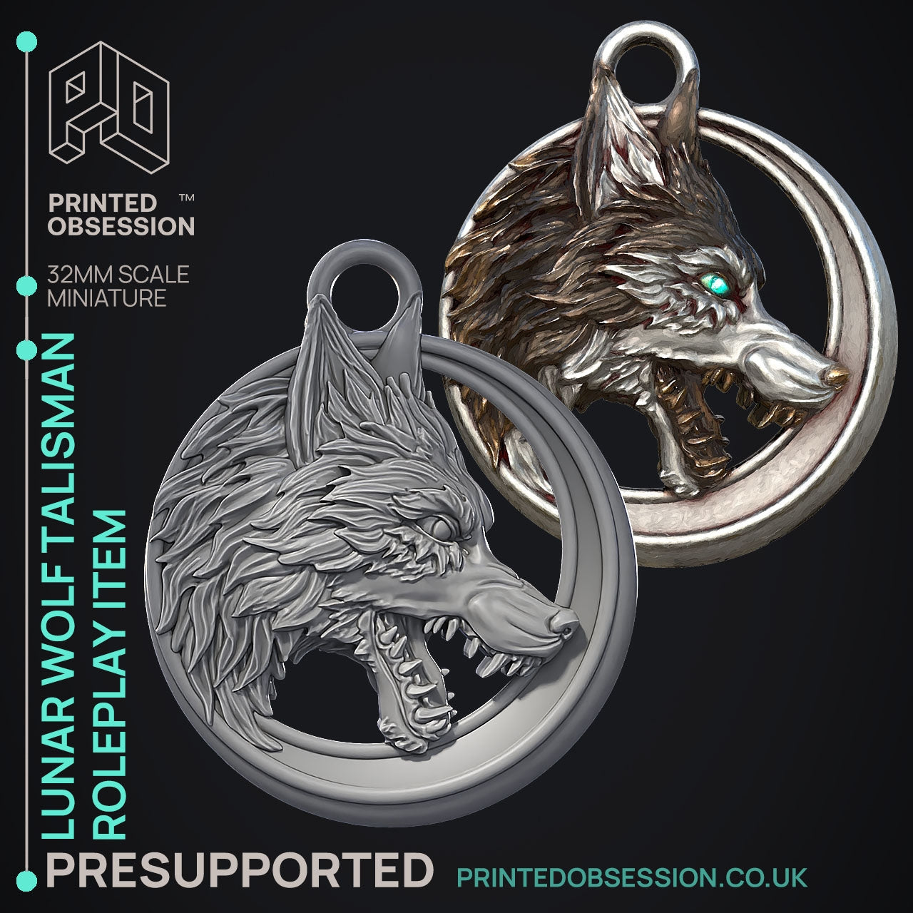 Prop Collection - The Talisman Seller series (role play props and more) The Printed Obsession - Table-top mini, 3D Printed Collectable for painting and playing!