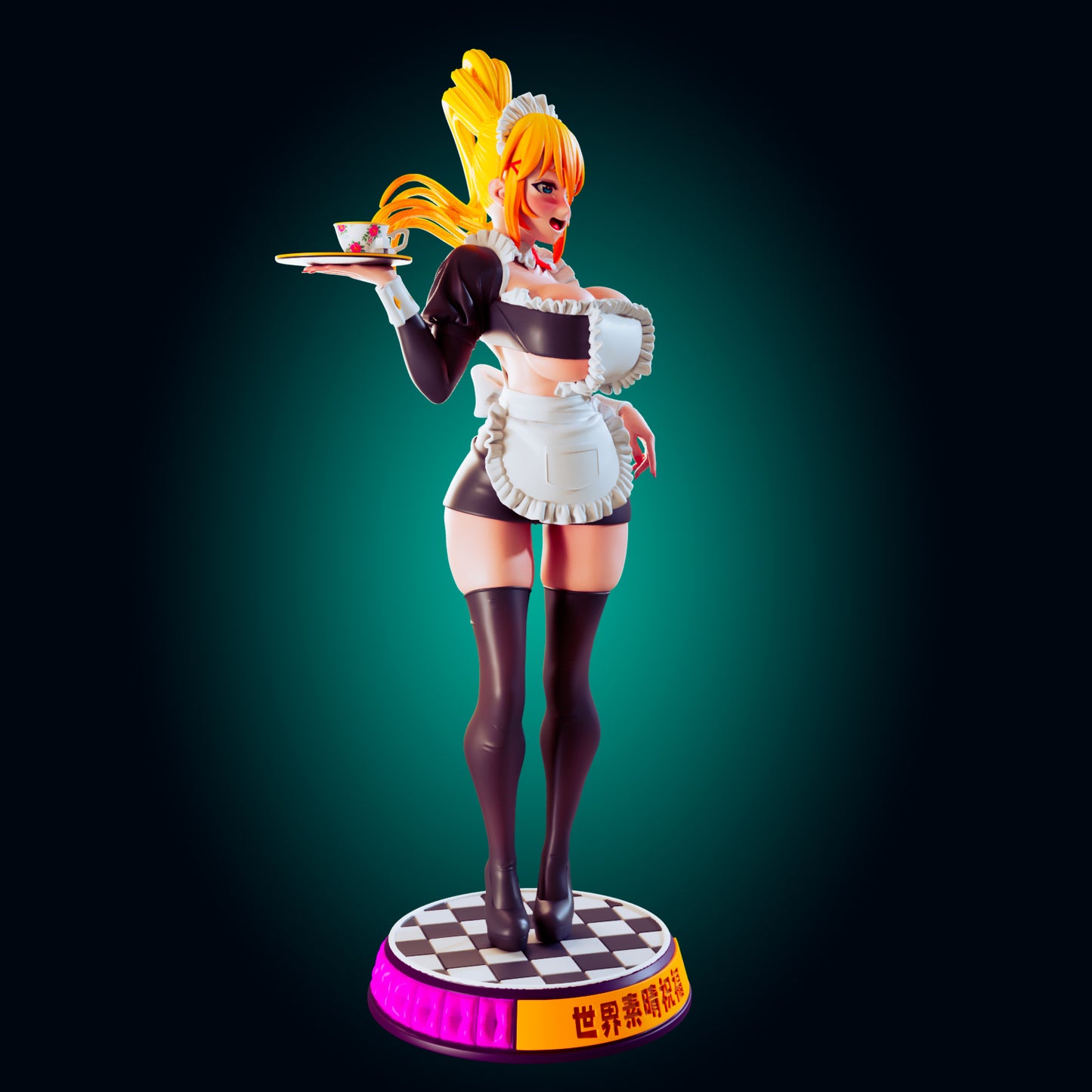 Darkness from Konosuba from Officer Rhu Fan creation (ADULT Including FUTA editions now available.) Model Kit for painting and collecting.