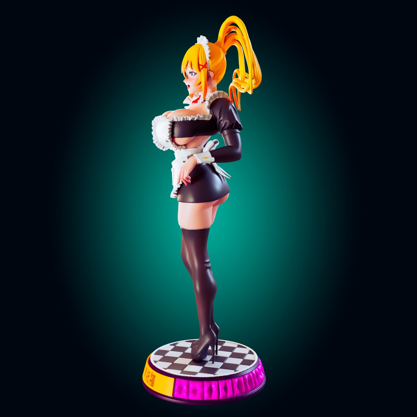 Darkness from Konosuba from Officer Rhu Fan creation (ADULT Including FUTA editions now available.) Model Kit for painting and collecting.