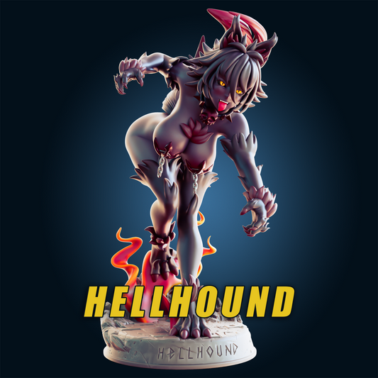 Hellhound Officer Rhu Fan creation (ADULT  Including FUTA editions now available.) Model Kit for painting and collecting.