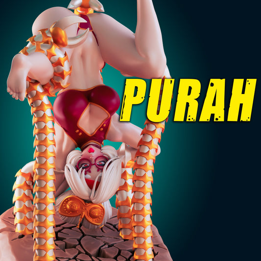Purah from Officer Rhu Fan creation (FUTA editions are now available for all ADULT figures) Model Kit for painting and collecting.