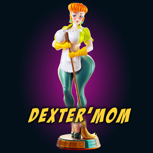 Dexter's Mom from Dexter's Laboratory from Officer Rhu Fan creation (Including FUTA editions now available ADULT) Model Kit for painting and collecting.