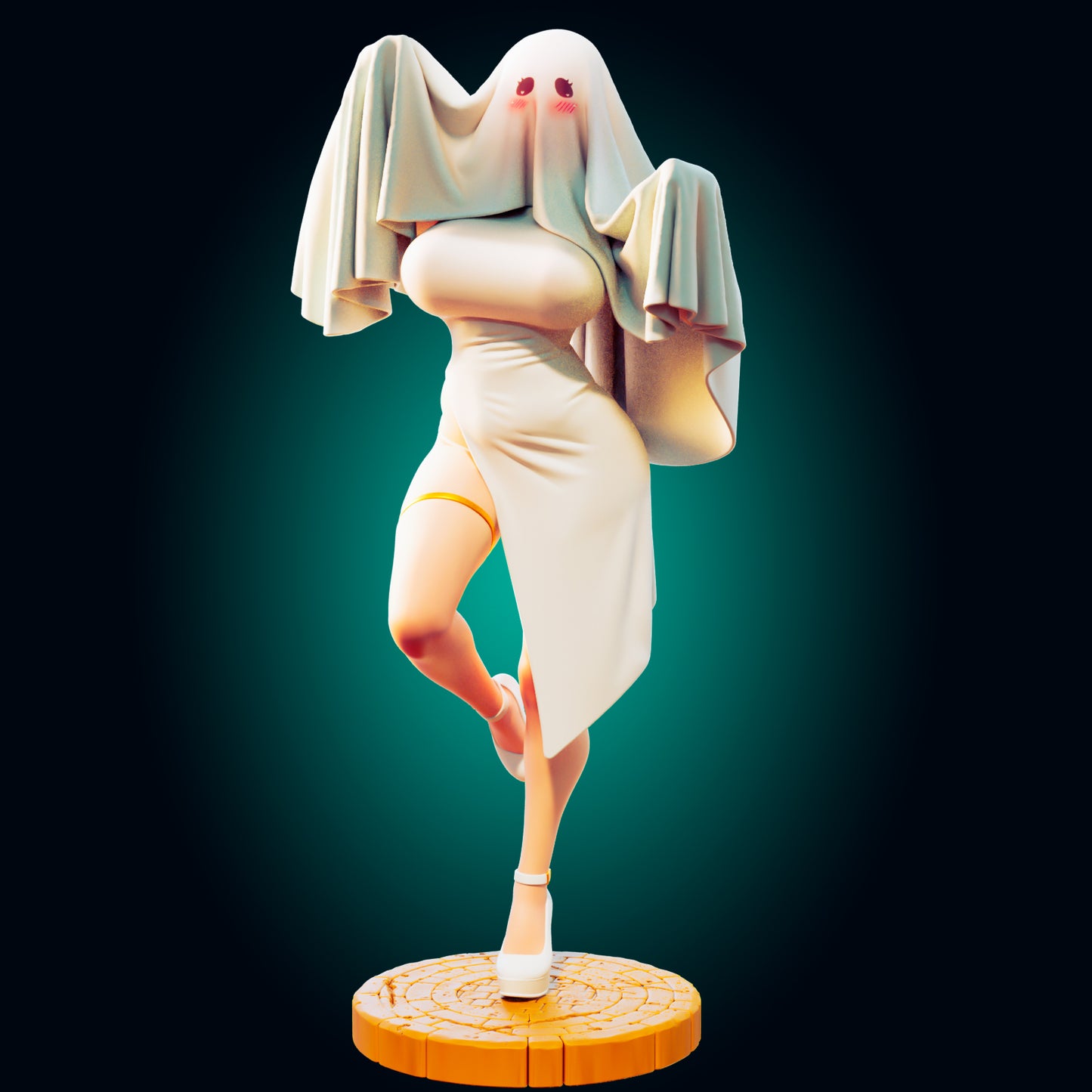 Ghost Wife from Officer Rhu Fan creation ADULT (FUTA editions are now available for all ADULT figures and kits.) Model Kit for painting and collecting.