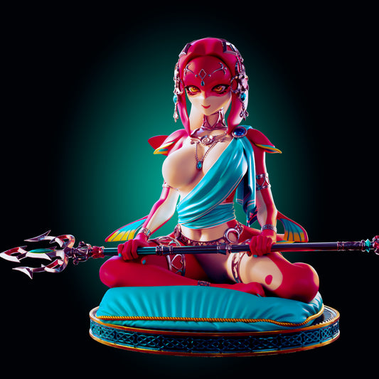 Mipha from the Legend of Zelda Officer Rhu Fan creation (ADULT  Including FUTA editions now available.) Model Kit for painting and collecting.