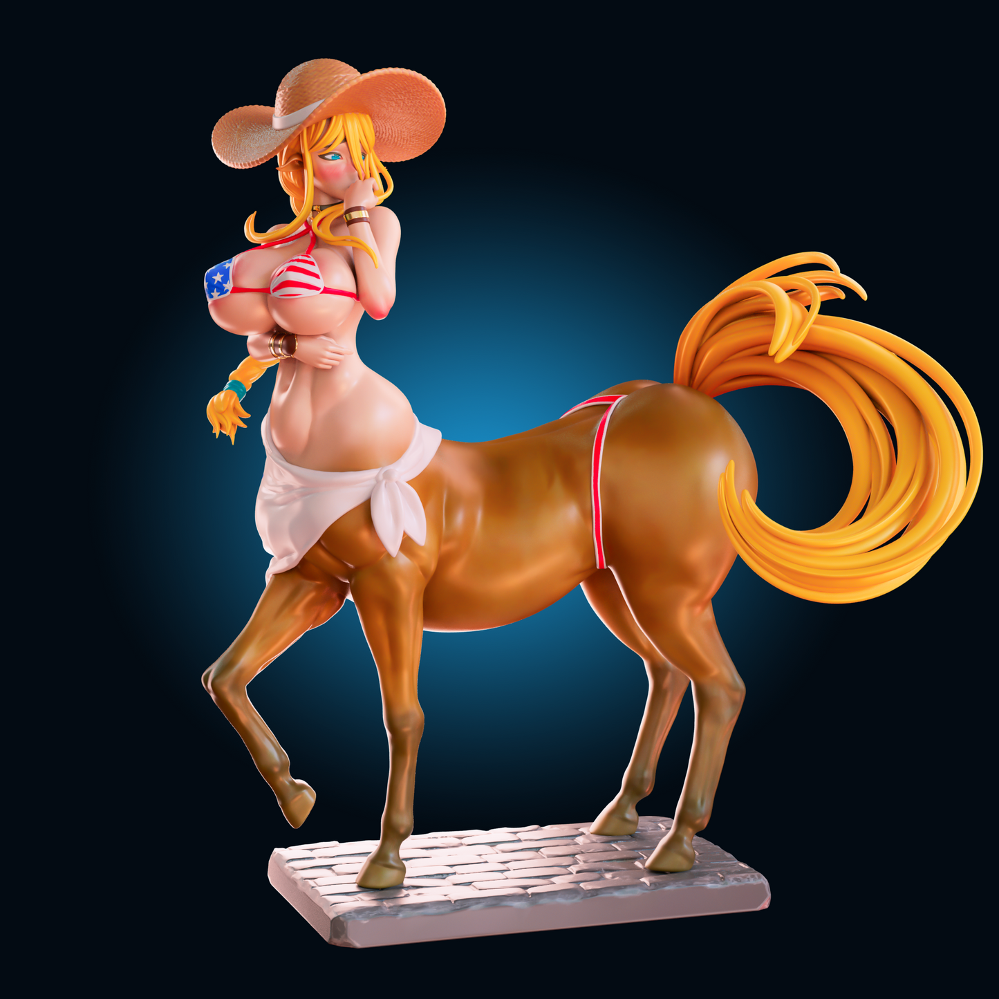 Cerea from Monster Musume from Officer Rhu Fan creation (ADULT Including FUTA editions now available.) Model Kit for painting and collecting.