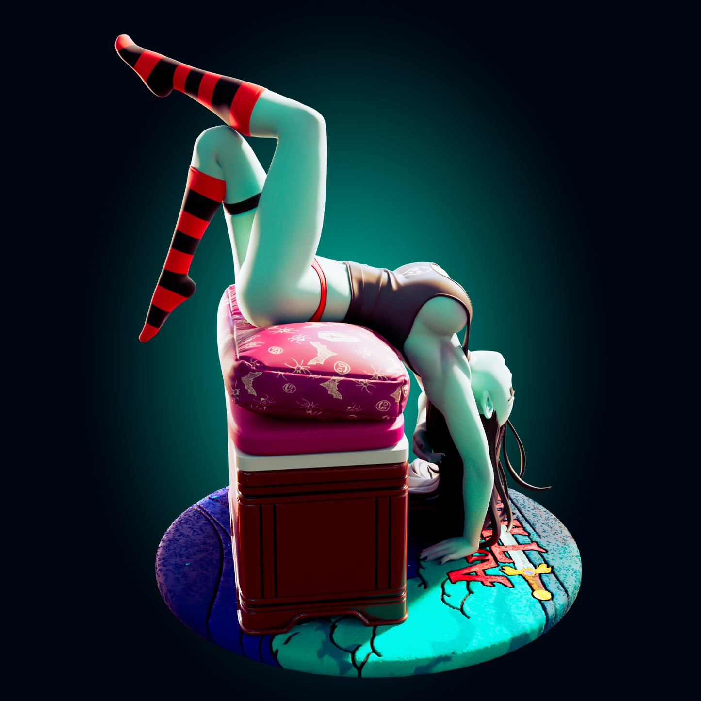 Marceline from Officer Rhu Fan creation (ADULT Including FUTA editions now available.) Model Kit for painting and collecting.