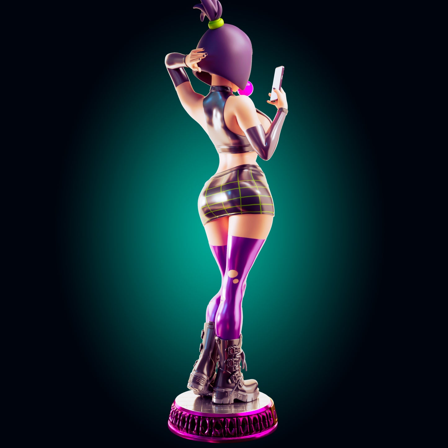 Sam from Danny Phantom from Officer Rhu Fan creation (ADULT Including FUTA editions now available.) Model Kit for painting and collecting.