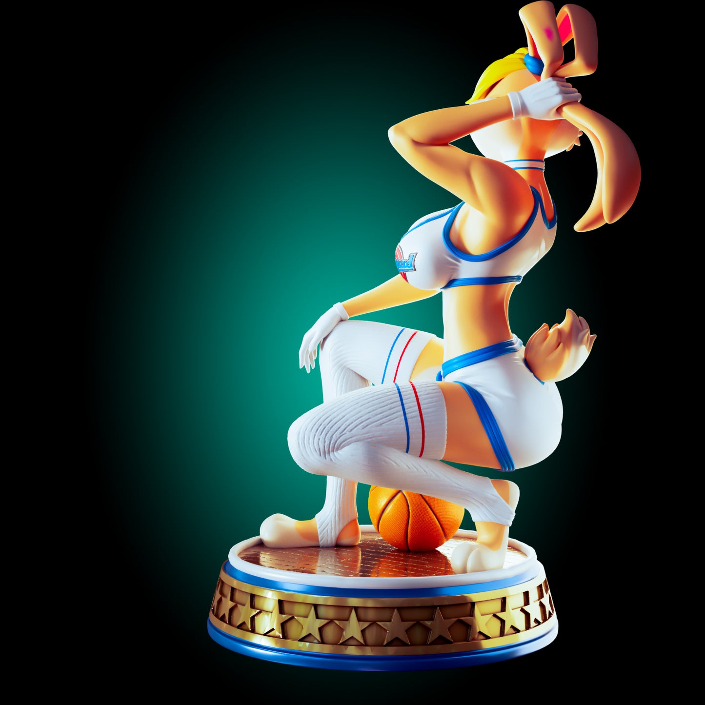 Lola The Bunny | Lola Bunny from the Toon Squad | Space Jam from Officer Rhu (FUTA editions are now available for all ADULT figures) Model Kit for painting and collecting.