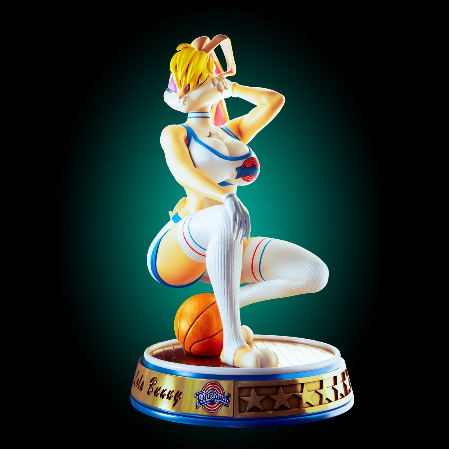 Lola The Bunny | Lola Bunny from the Toon Squad | Space Jam from Officer Rhu (FUTA editions are now available for all ADULT figures) Model Kit for painting and collecting.