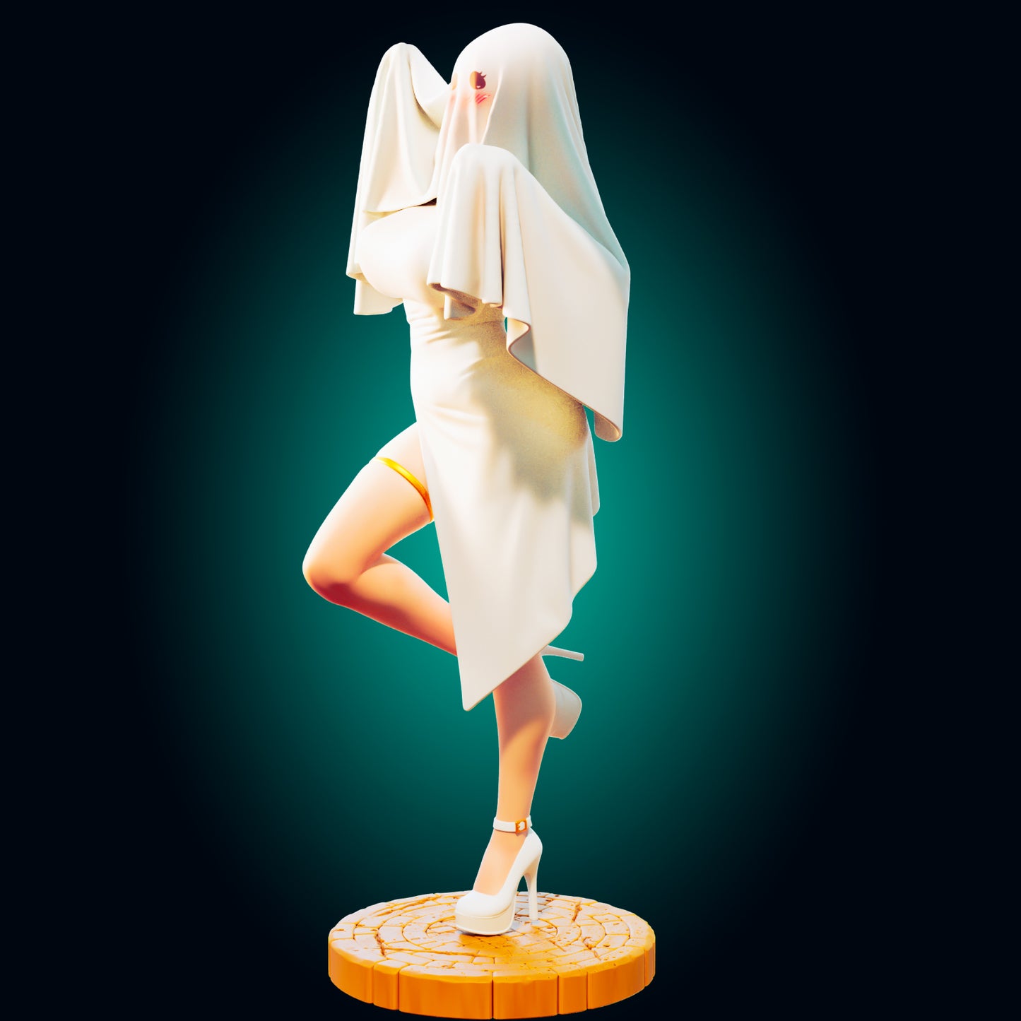 Ghost Wife from Officer Rhu Fan creation ADULT (FUTA editions are now available for all ADULT figures and kits.) Model Kit for painting and collecting.