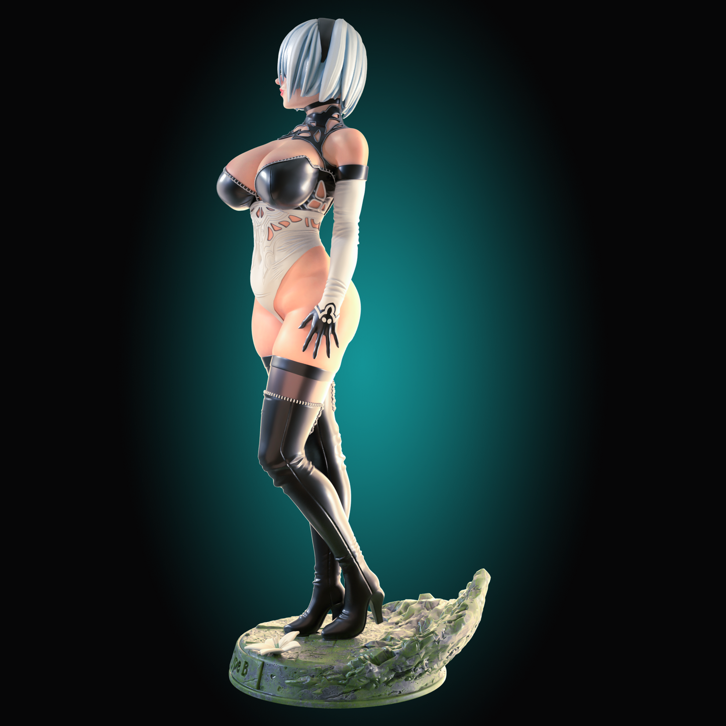 YoRHa No2 Type B from Officer Rhu Fan creation (ADULT Including FUTA editions now available.) Model Kit for painting and collecting.