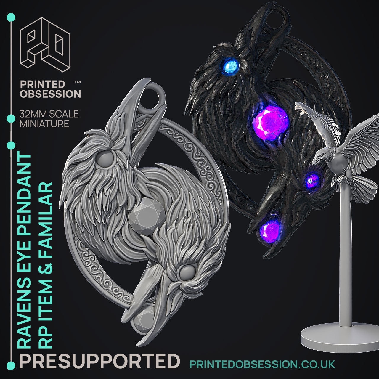 Prop Collection - The Talisman Seller series (role play props and more) The Printed Obsession - Table-top mini, 3D Printed Collectable for painting and playing!