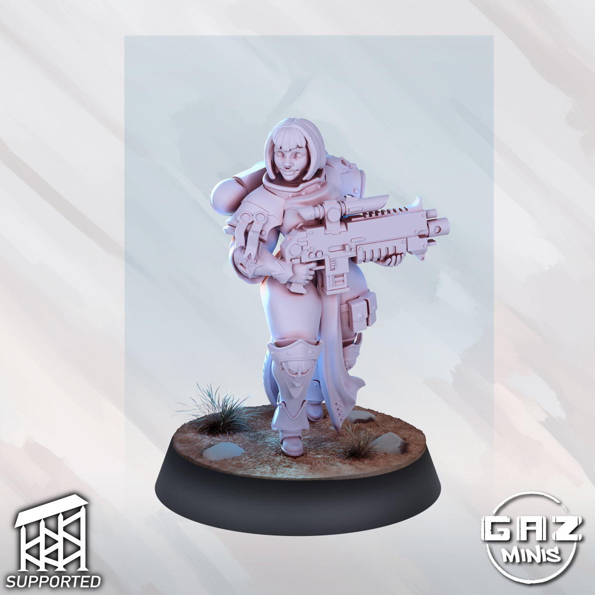 Warhammer 40K Sister Squad - Fan art from GAZ Minis (2024 release)