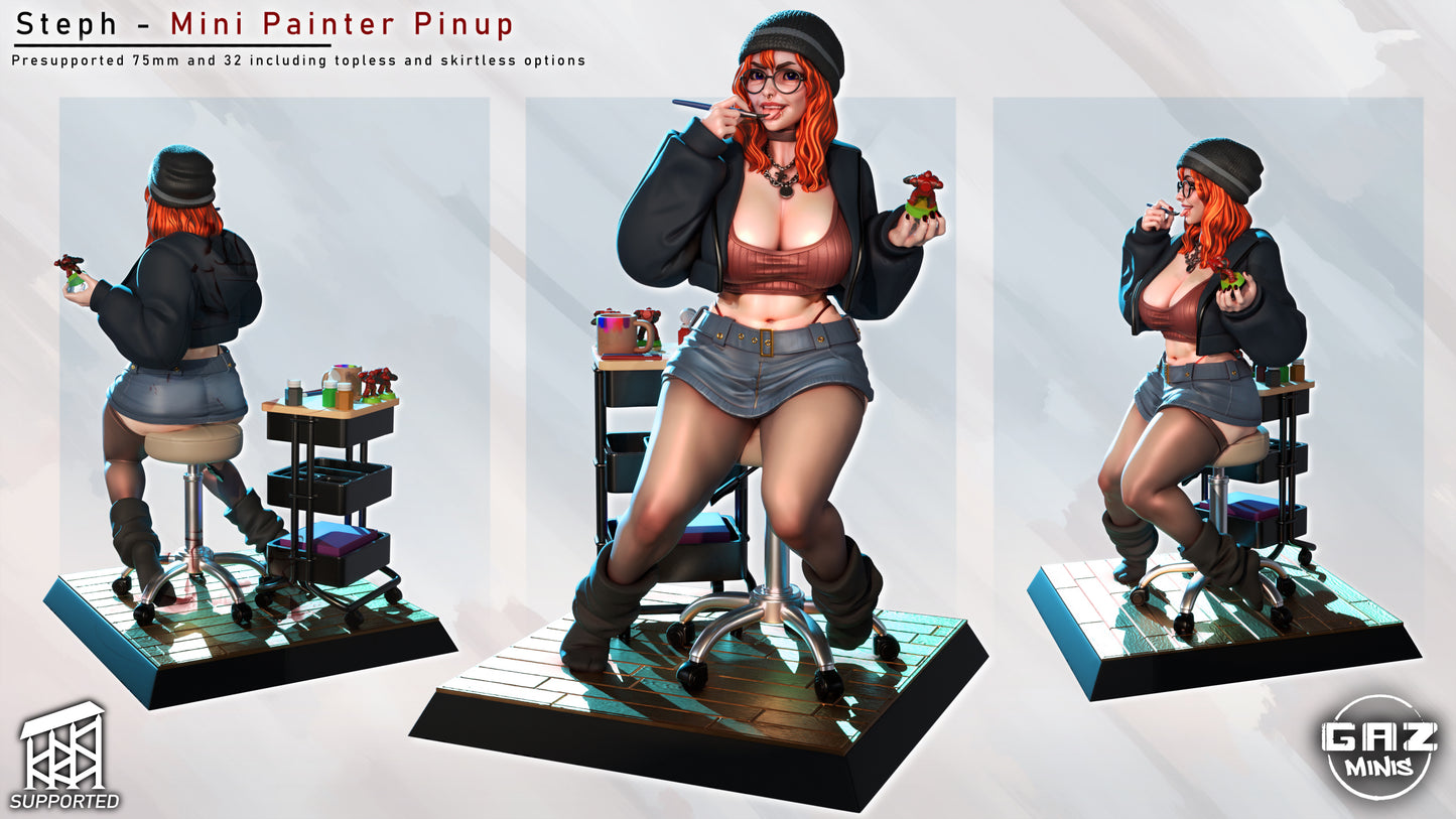 Stephanie Mini Painter - Fan art from GAZ Minis
