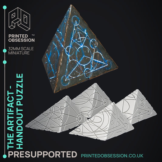 The Artifact - The Wondering Desert - The Printed Obsession - Table-top mini, 3D Printed Collectable for painting and playing!