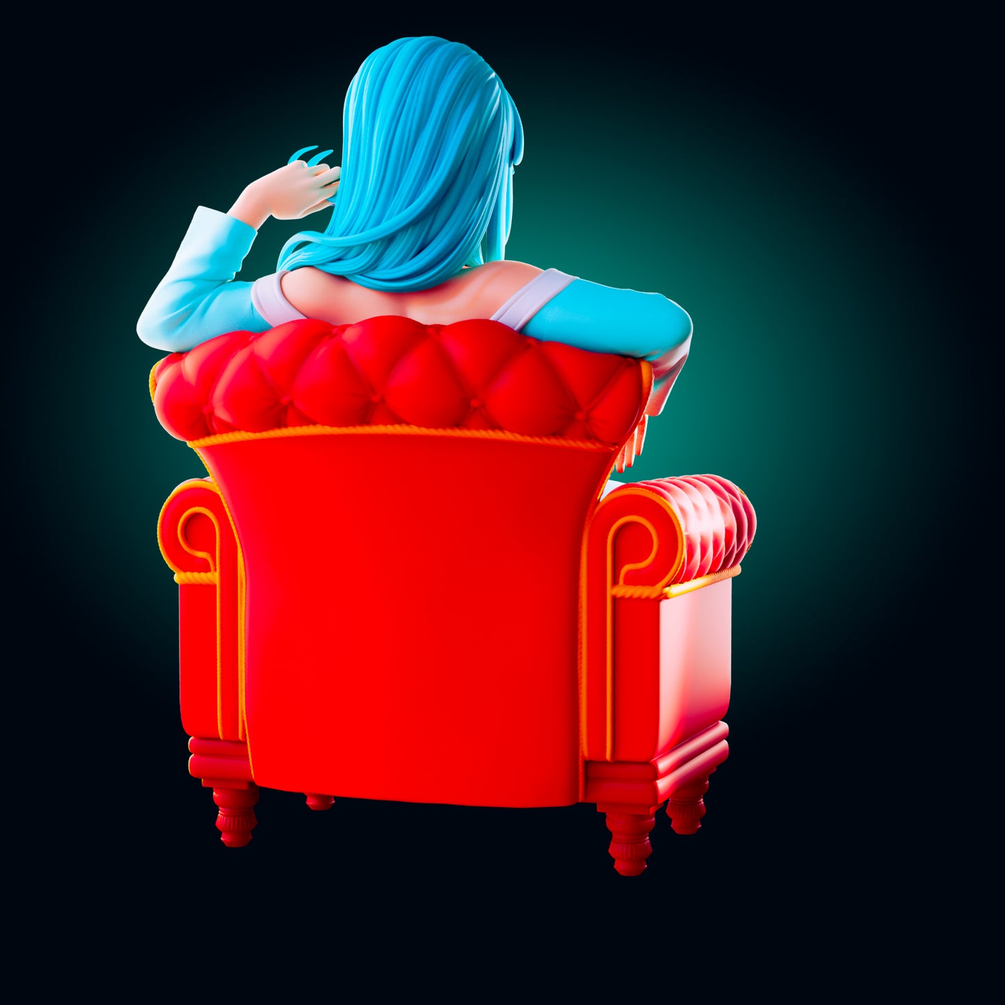 Aqua Kono Subarashii Sekai ni Shukufuku wo! from Officer Rhu Fan creation (ADULT Including FUTA editions now available.) Model Kit for painting and collecting.