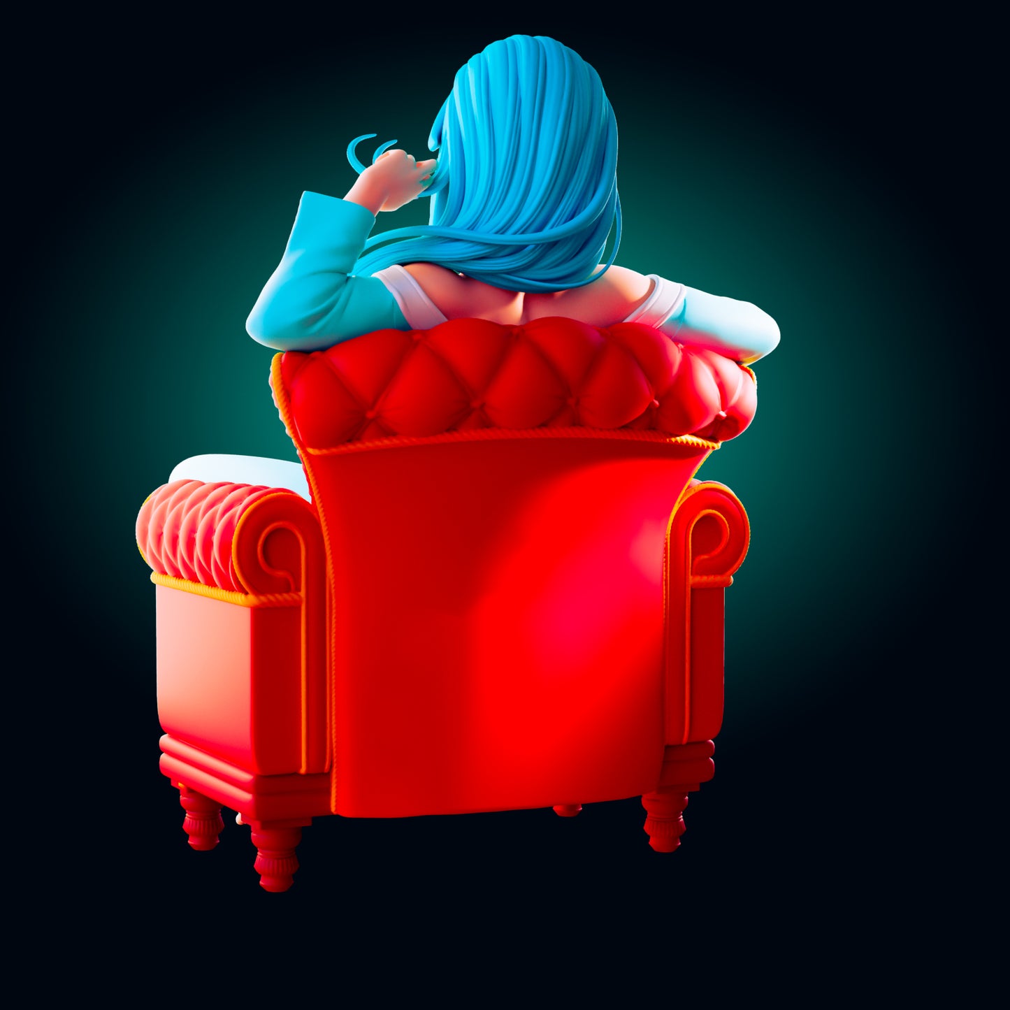 Aqua Kono Subarashii Sekai ni Shukufuku wo! from Officer Rhu Fan creation (ADULT Including FUTA editions now available.) Model Kit for painting and collecting.