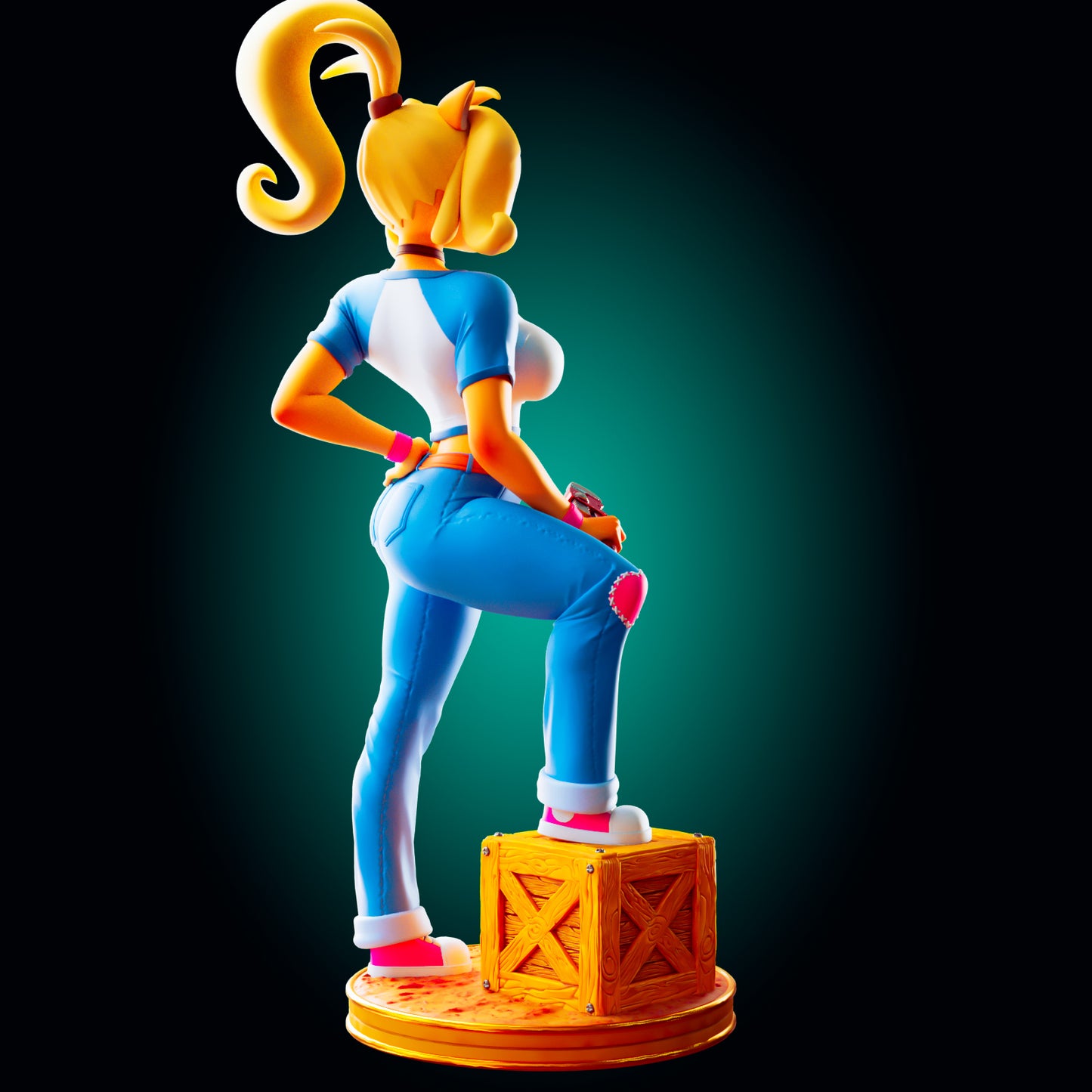 Coco Bandicoot from Crash Bandicoot the Game from Officer Rhu Fan creation (ADULT Including FUTA editions now available.) Model Kit for painting and collecting.