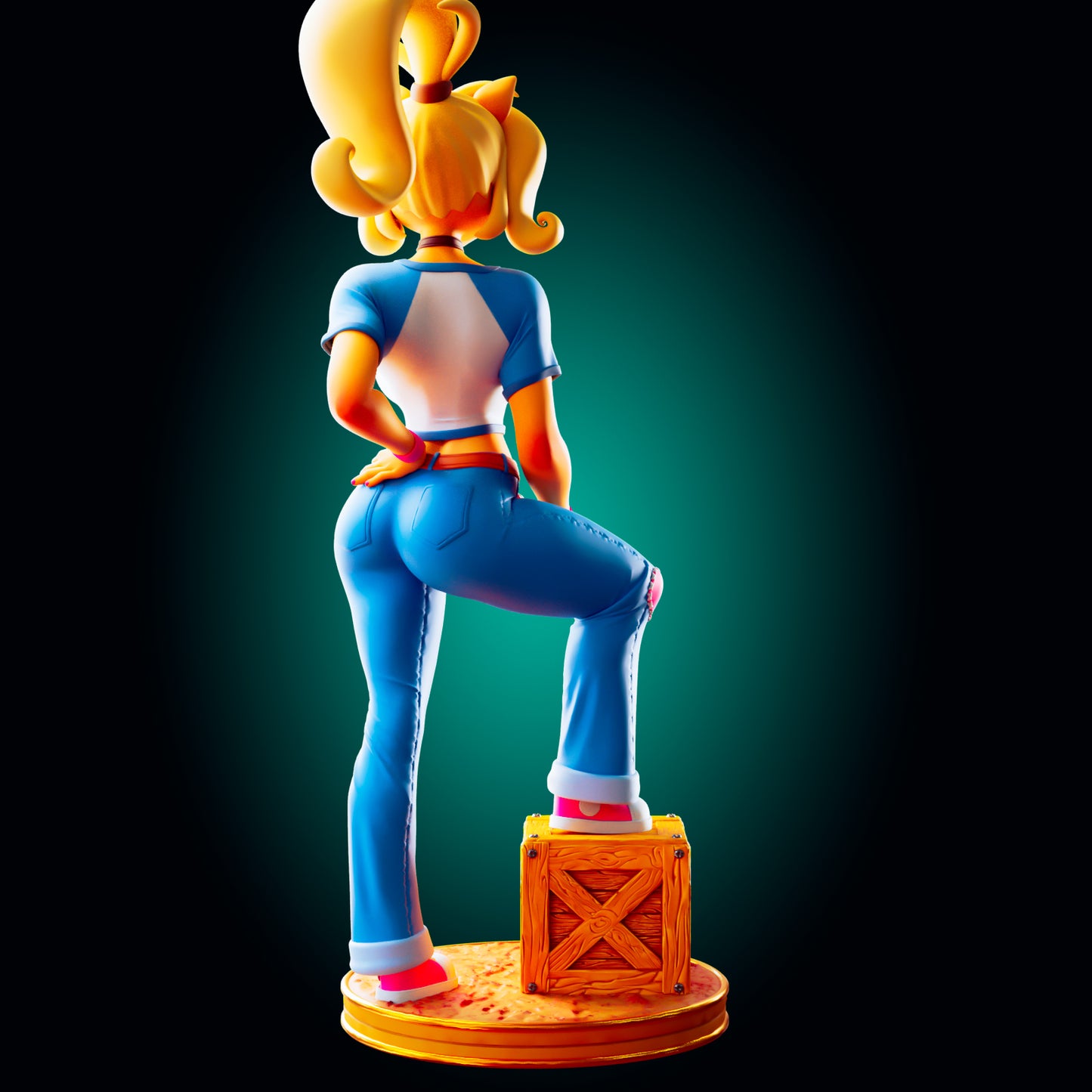 Coco Bandicoot from Crash Bandicoot the Game from Officer Rhu Fan creation (ADULT Including FUTA editions now available.) Model Kit for painting and collecting.