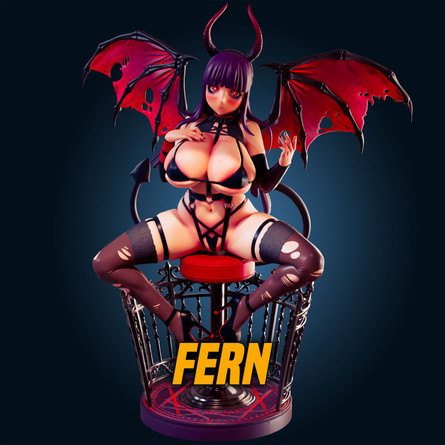 Fern Officer Rhu Fan creation (ADULT  Including FUTA editions now available.) Model Kit for painting and collecting.
