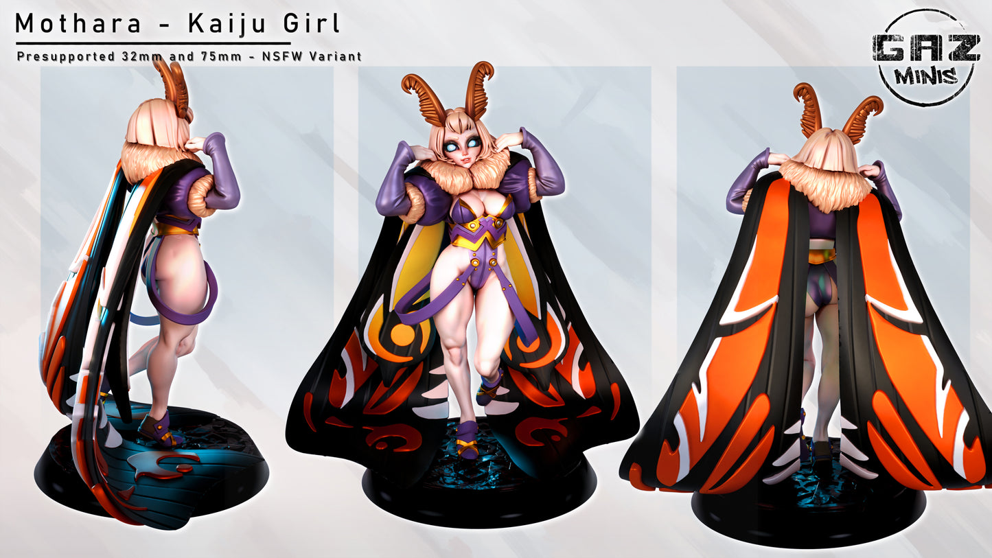 Mothara Kaiju Girl - Fan art from GAZ Minis (2024 release)