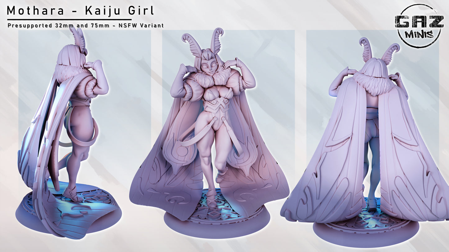 Mothara Kaiju Girl - Fan art from GAZ Minis (2024 release)