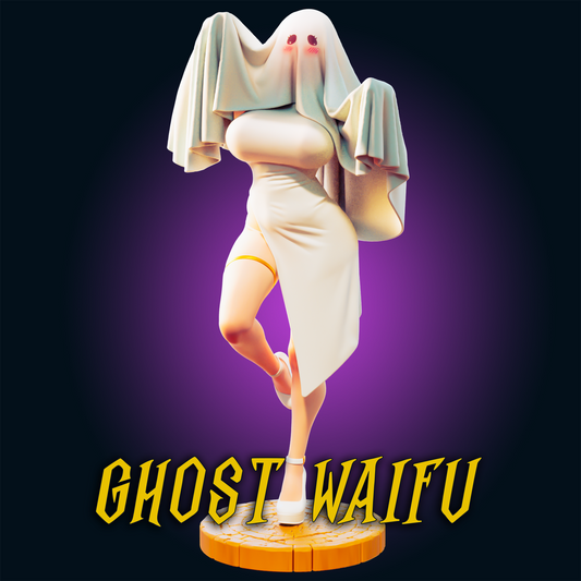 Ghost Wife from Officer Rhu Fan creation ADULT (FUTA editions are now available for all ADULT figures and kits.) Model Kit for painting and collecting.