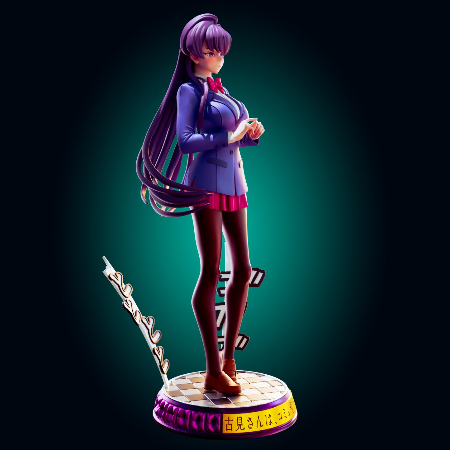 Komi-San : Anime Character from Officer Rhu Fan creation (ADULT Including FUTA editions now available.) Model Kit for painting and collecting.