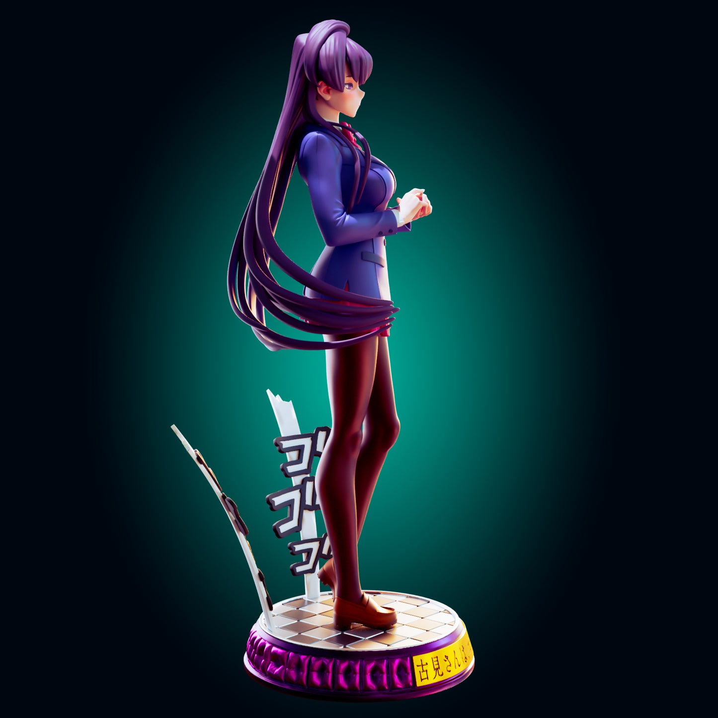 Komi-San : Anime Character from Officer Rhu Fan creation (ADULT Including FUTA editions now available.) Model Kit for painting and collecting.