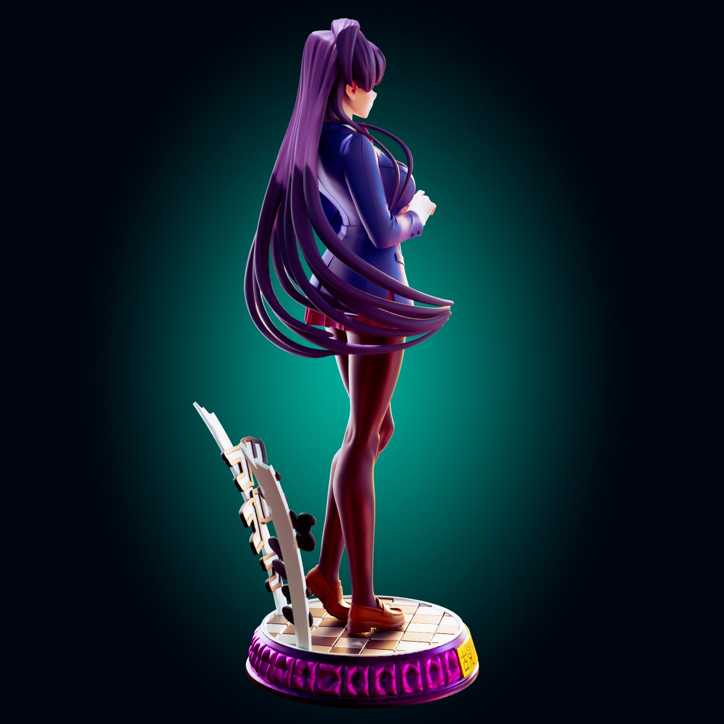 Komi-San : Anime Character from Officer Rhu Fan creation (ADULT Including FUTA editions now available.) Model Kit for painting and collecting.