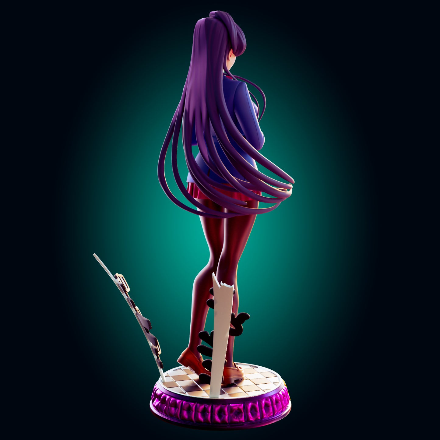 Komi-San : Anime Character from Officer Rhu Fan creation (ADULT Including FUTA editions now available.) Model Kit for painting and collecting.