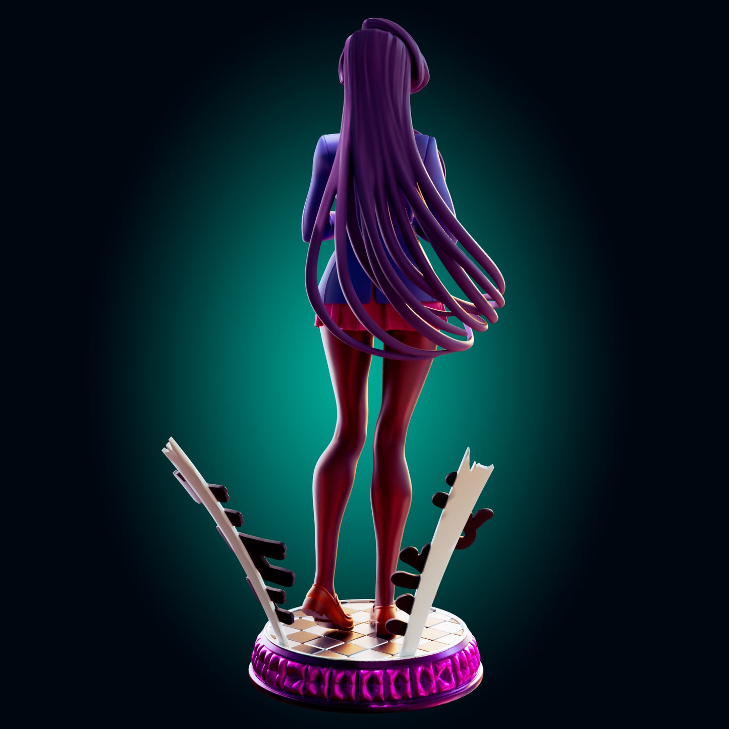 Komi-San : Anime Character from Officer Rhu Fan creation (ADULT Including FUTA editions now available.) Model Kit for painting and collecting.