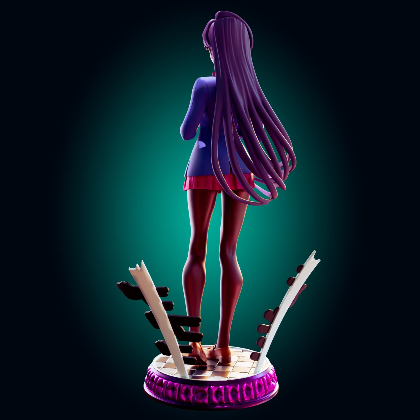 Komi-San : Anime Character from Officer Rhu Fan creation (ADULT Including FUTA editions now available.) Model Kit for painting and collecting.