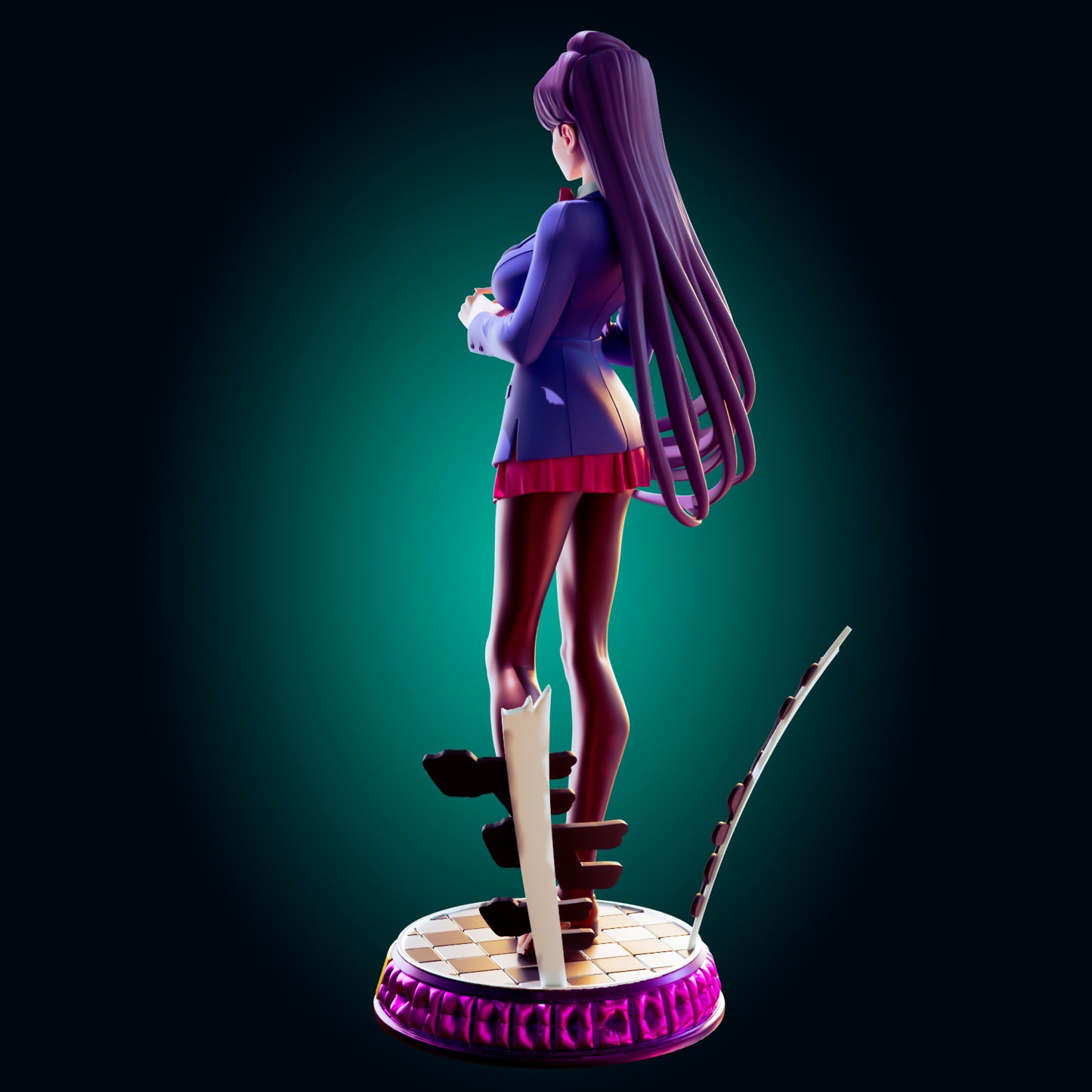 Komi-San : Anime Character from Officer Rhu Fan creation (ADULT Including FUTA editions now available.) Model Kit for painting and collecting.