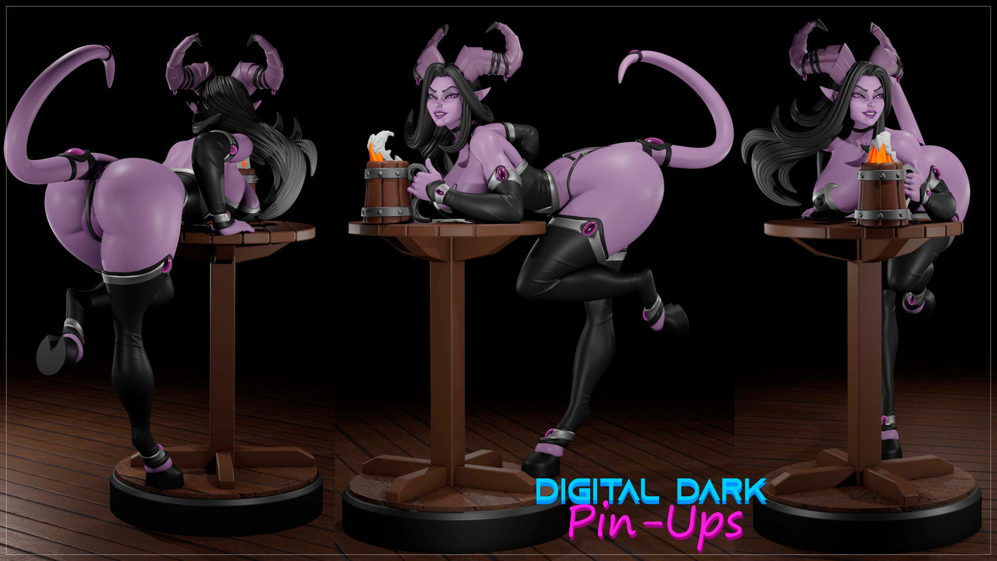 Lainuura - World of Warcraft - (FUTA editions are now available for all ADULT figures) - Fan Created Art and Sculpture - Female Adult Figurine for collecting, painting and showing off! Digital Dark Pinup September 2024 RELEASE