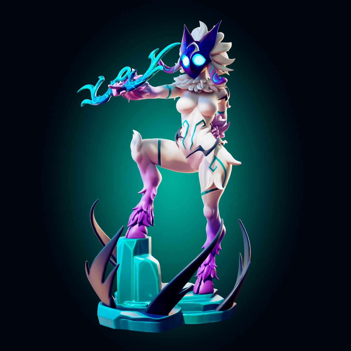 Lamb from League of Legends - from Officer Rhu Fan creation (ADULT Including FUTA editions now available.) Model Kit for painting and collecting.