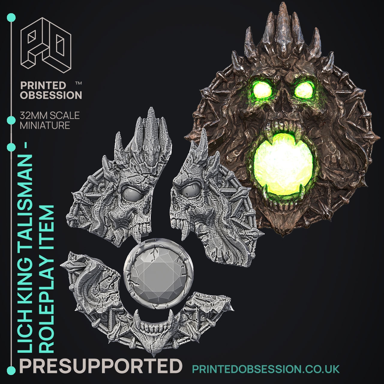 Prop Collection - The Talisman Seller series (role play props and more) The Printed Obsession - Table-top mini, 3D Printed Collectable for painting and playing!