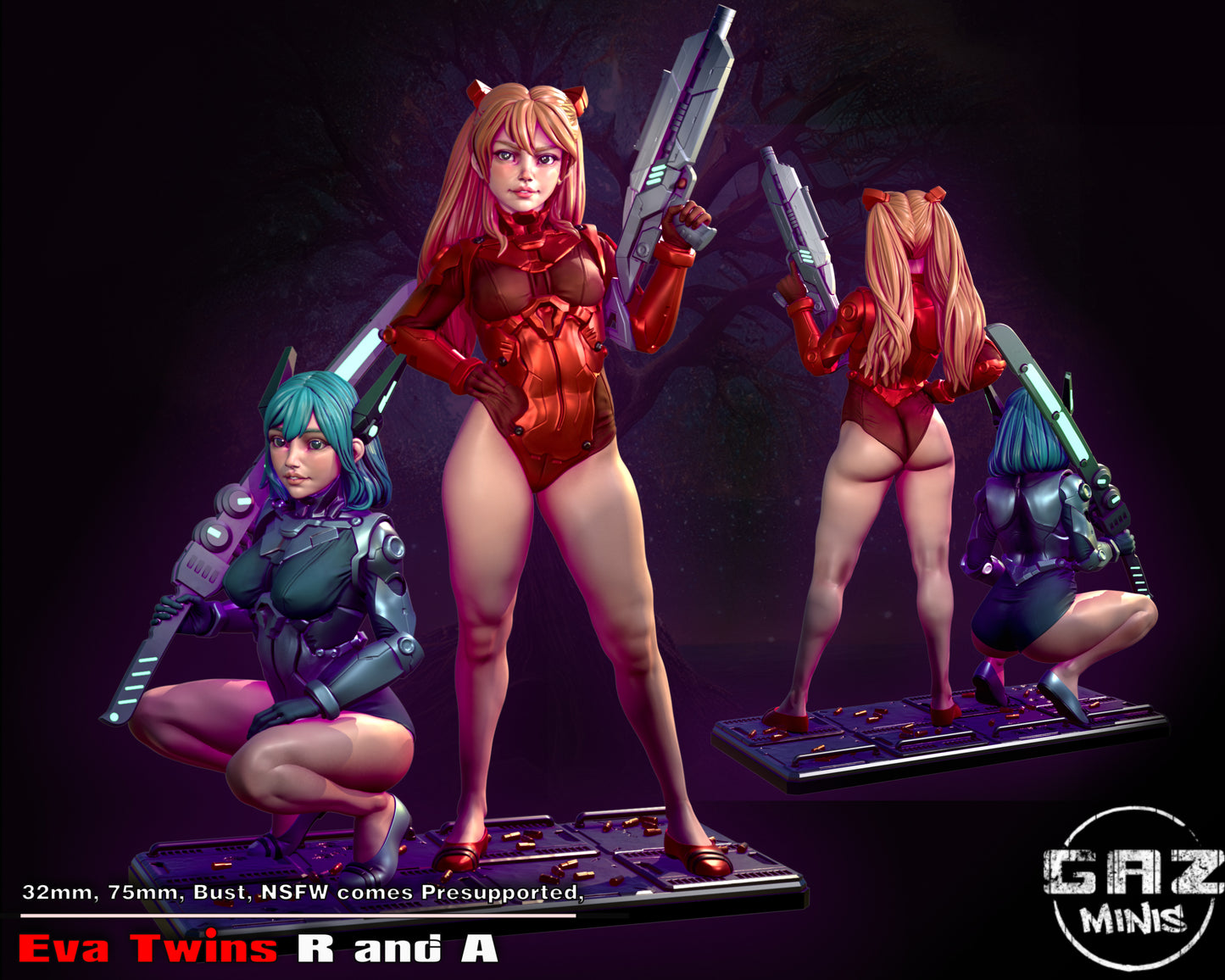 EVA Twins from GAZ Minis (August 2023 release)