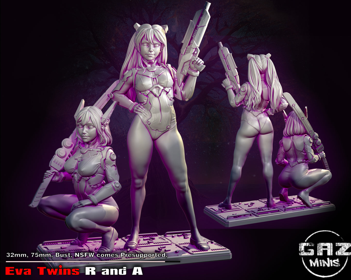 EVA Twins from GAZ Minis (August 2023 release)